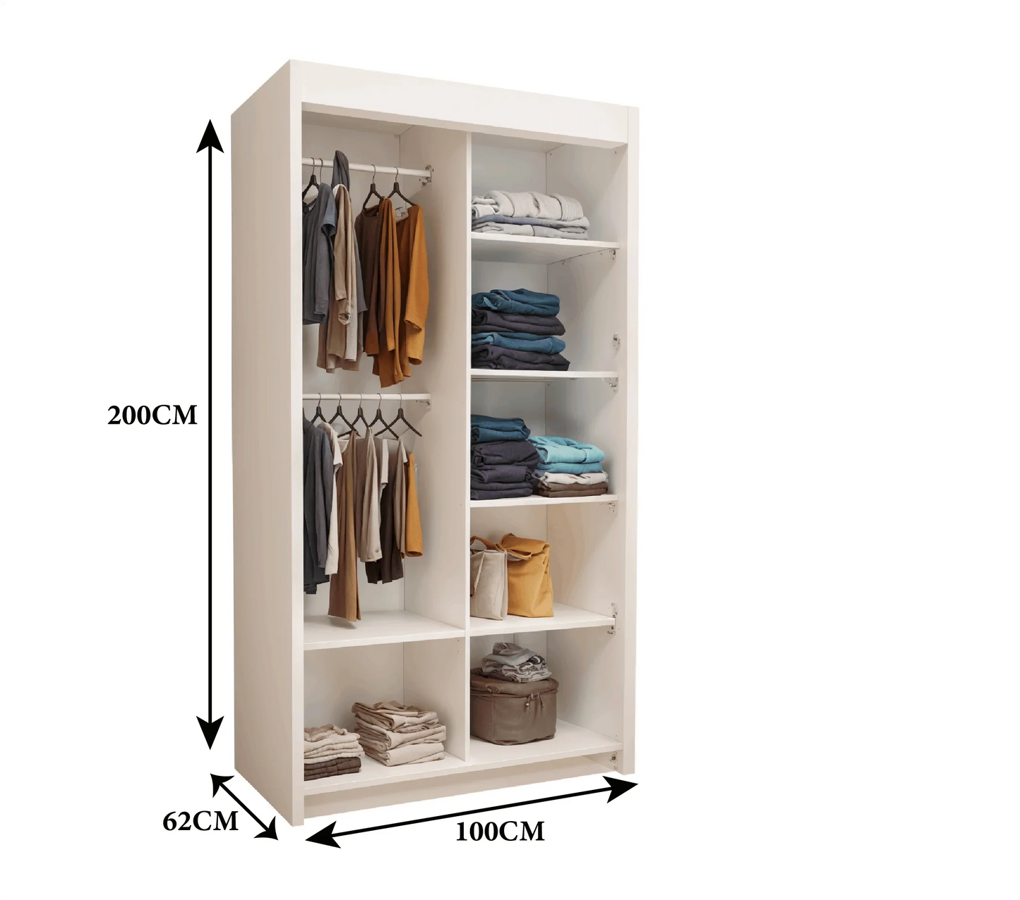 Oslo Mirror Sliding Door Wardrobe