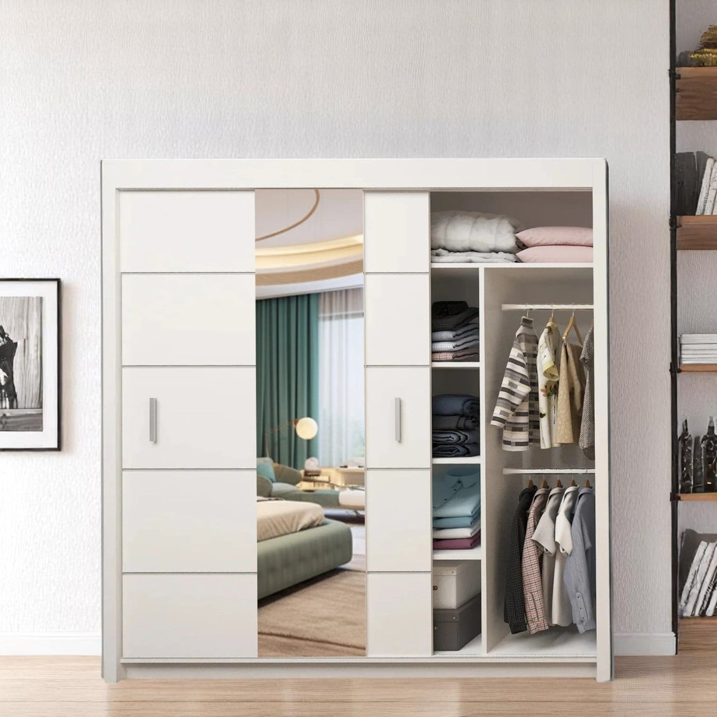 Oslo Mirror Sliding Door Wardrobe