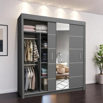 Oslo Mirror Sliding Door Wardrobe