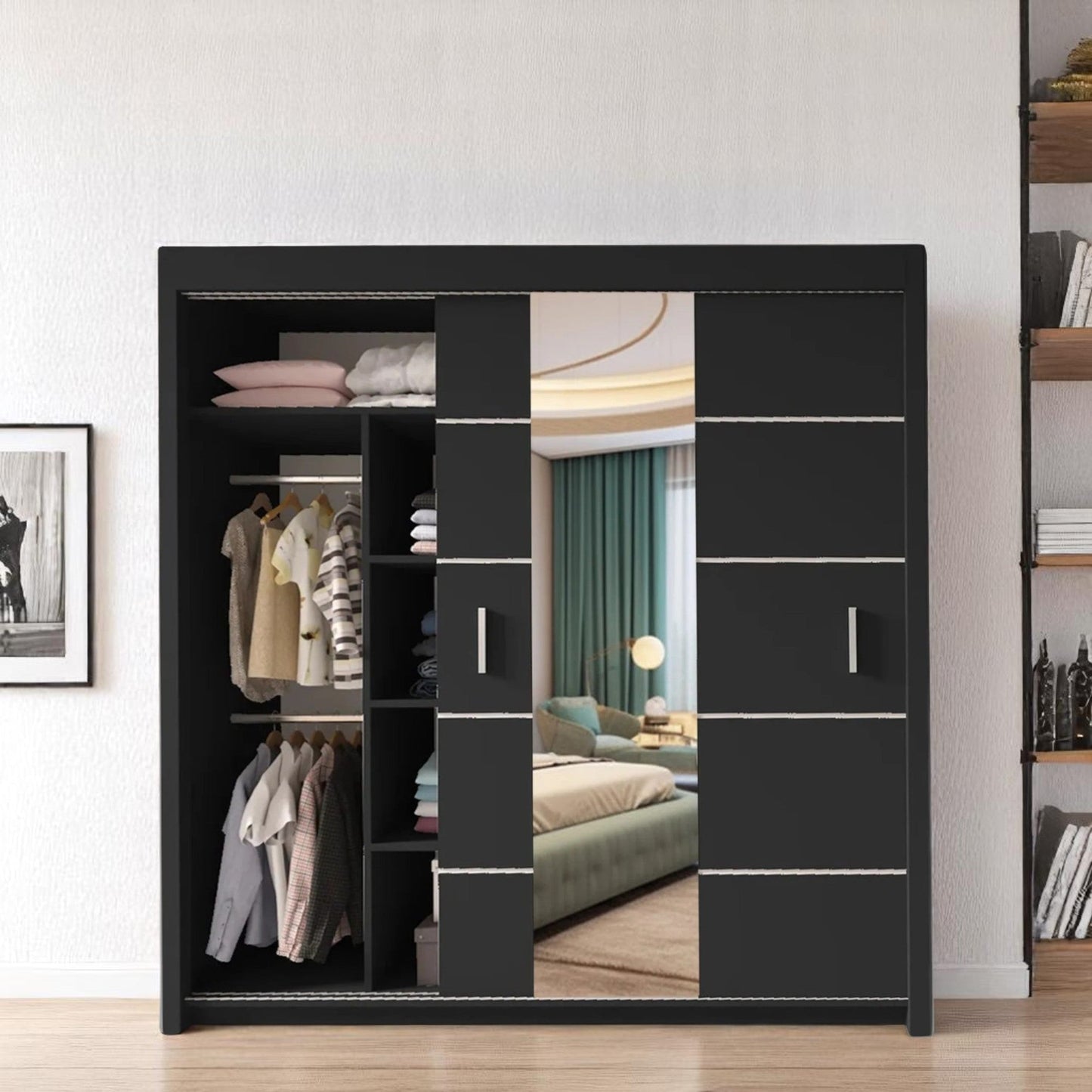 Oslo Mirror Sliding Door Wardrobe