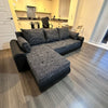 Berlin Stylish and Functional Corner Sofa Bed Charcoal